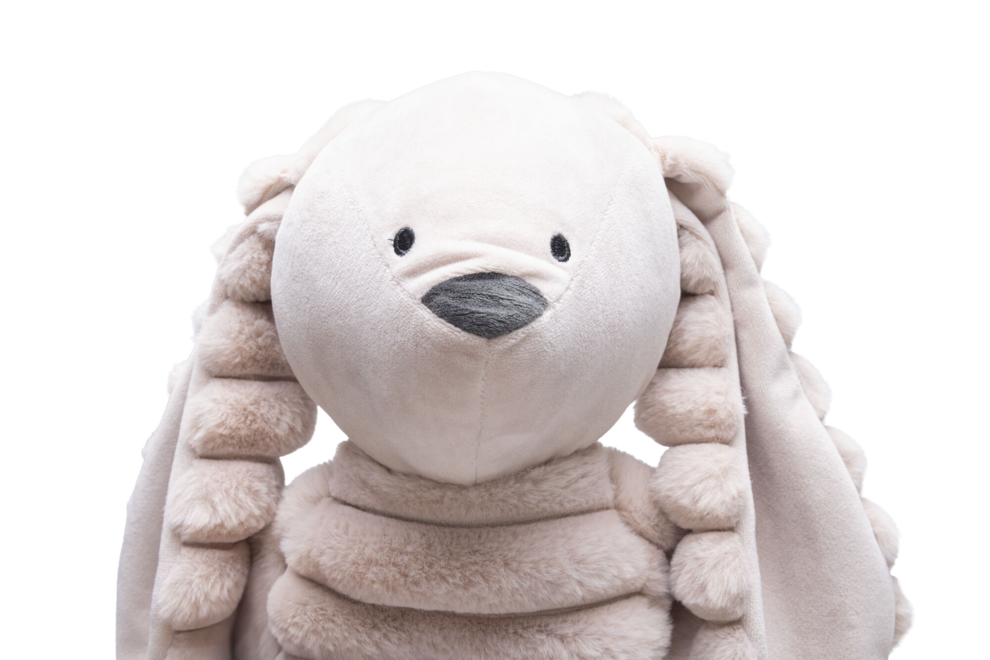 Designed by Lotte Reza Hang Konijn -  Pluche Knuffel - Hondenspeelgoed - Roze - 16x80x15 cm