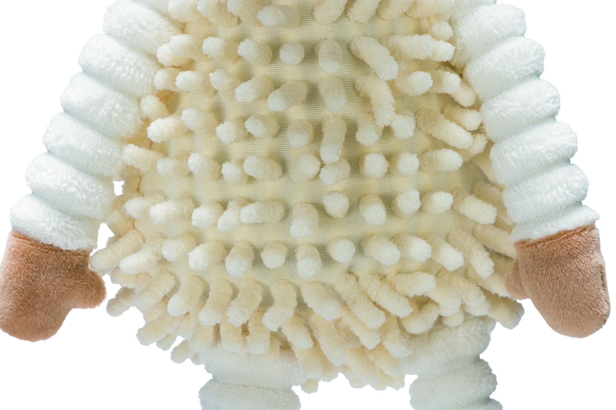 Beeztees Eco Muis Onne - Knuffel - Hondenspeelgoed - beige