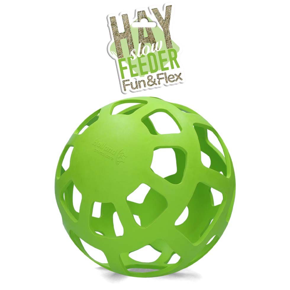 Excellent Hay Slowfeeder - Voerbal - Groen - 22x22x22 cm Excellent Hay Slowfeeder - Voerbal - Groen - 22x22x22 cm