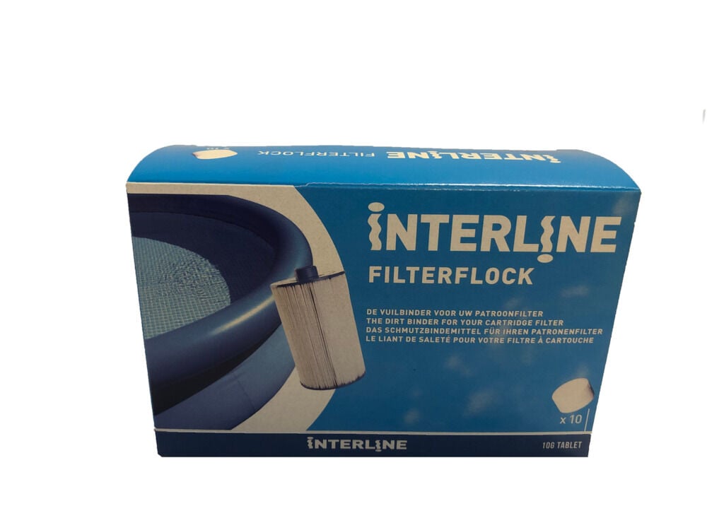 Interline - Filterflock tablet Voor zwembadfilter