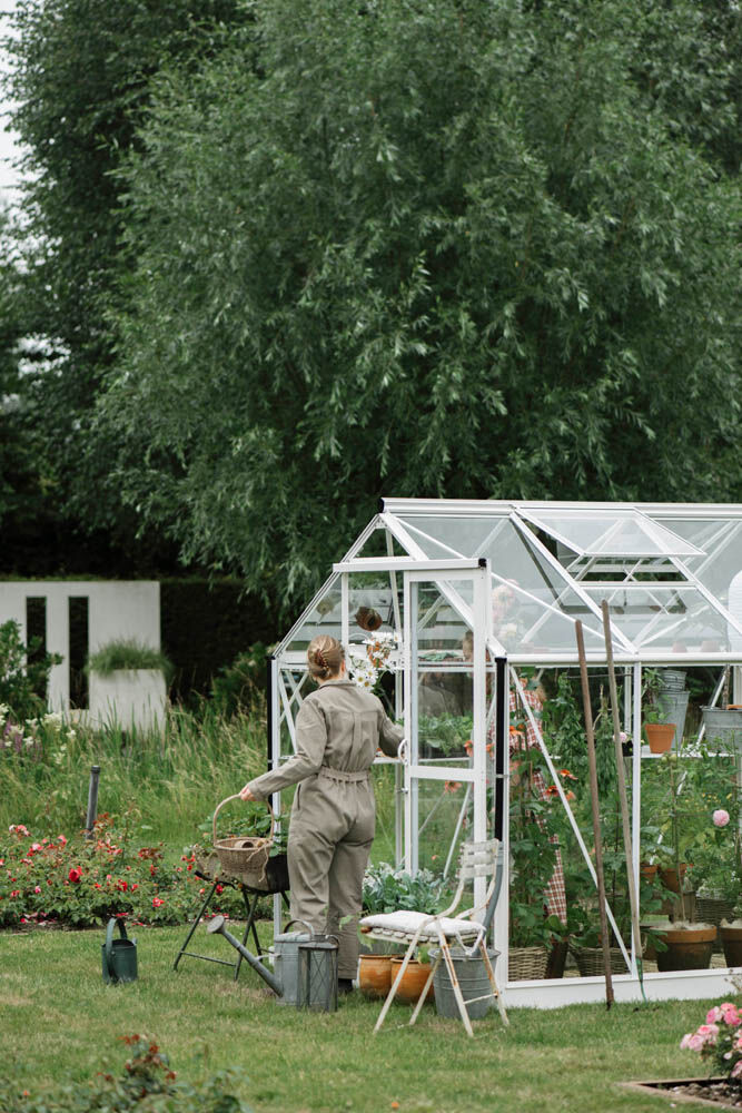 Royal Well Mary I - Tuinkas - Wit - 241x212x222 cm - Veiligheidsglas & polycarbonaat