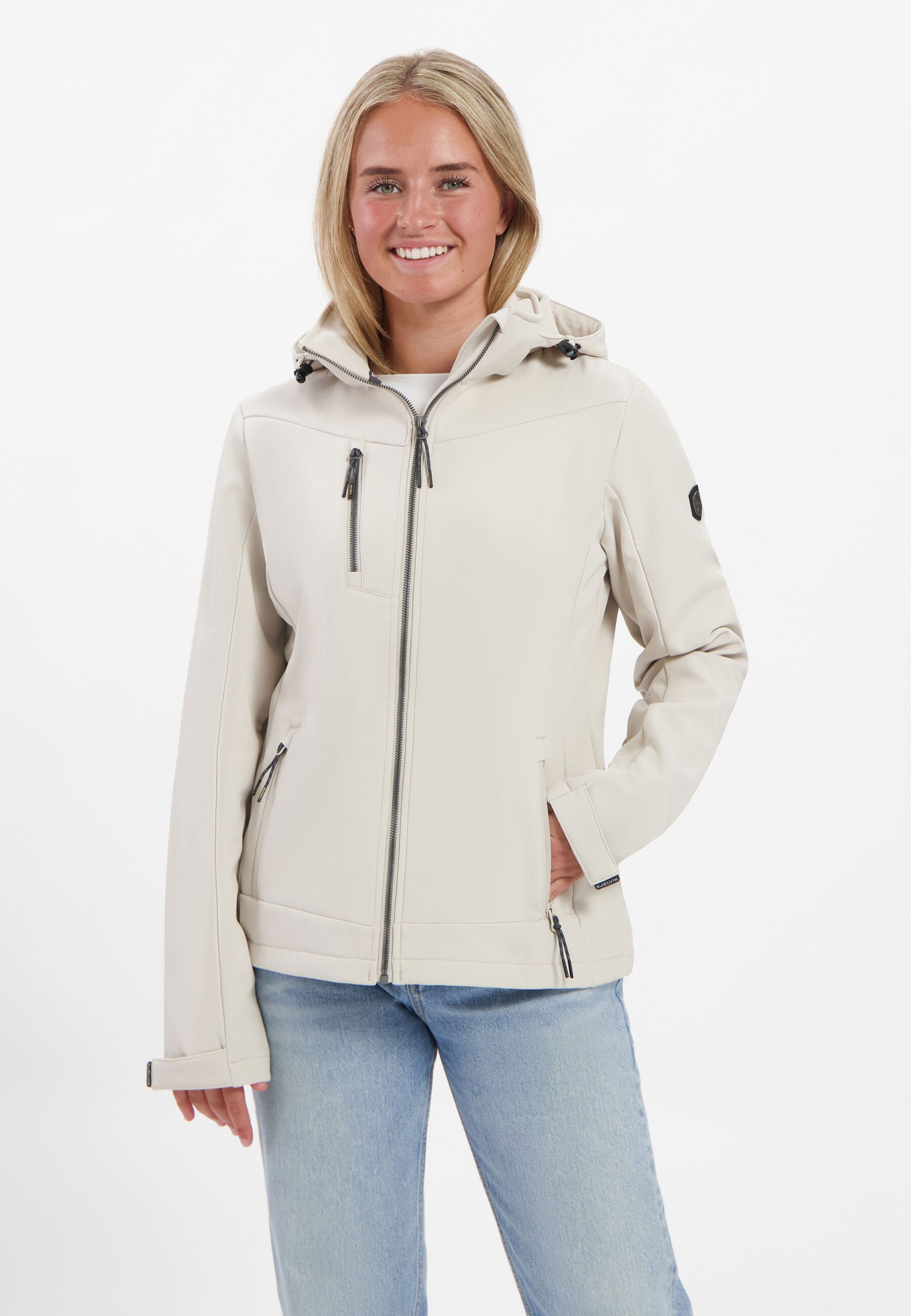 Kjelvik Roxi - Softshell jas - Zand - 38 Kjelvik Roxi - Softshell jas - Zand - 38