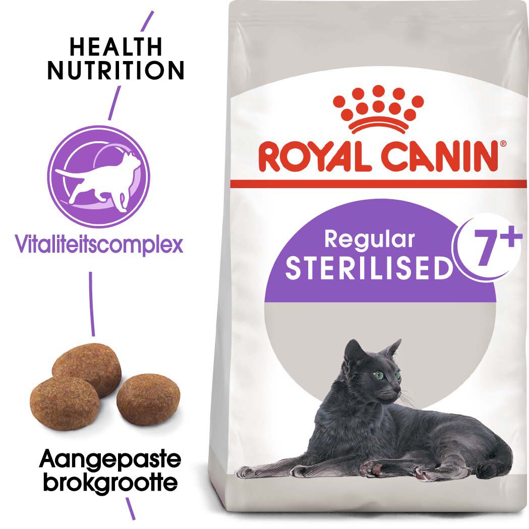 Royal Canin Sterilised +7 Regular - Kattenvoer - 0.4 Kilogram - Gevogelte