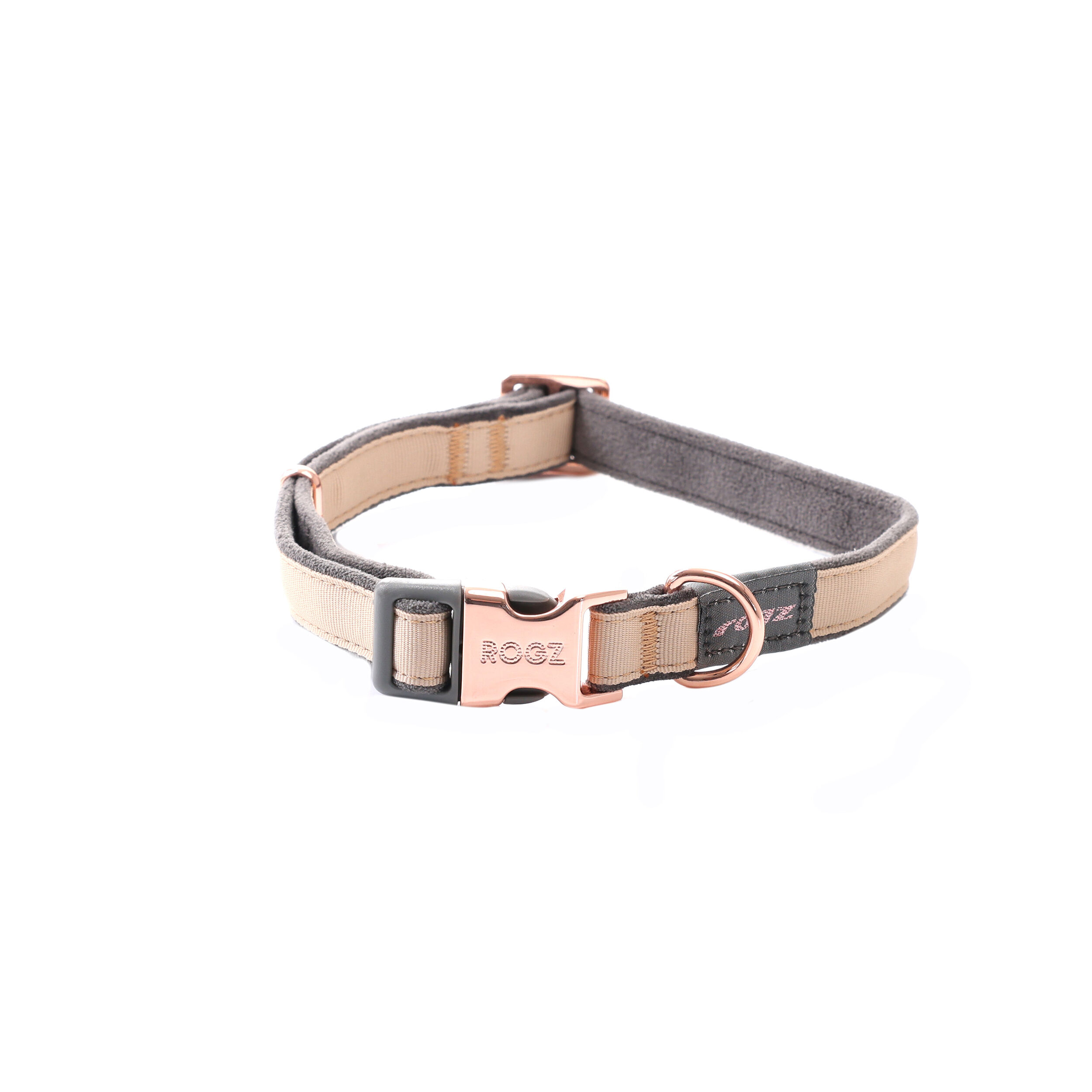 Rogz Urban - Halsband Hond - Goud - 34 tot 56 cm Rogz Urban - Halsband Hond - Goud - 34 tot 56 cm