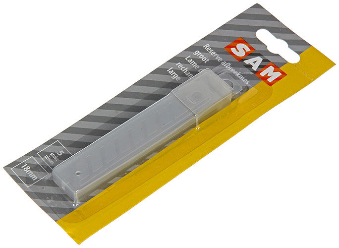 SAM - Reservemes 18mm - 19x6.5x2 cm - Grijs - 1 cm