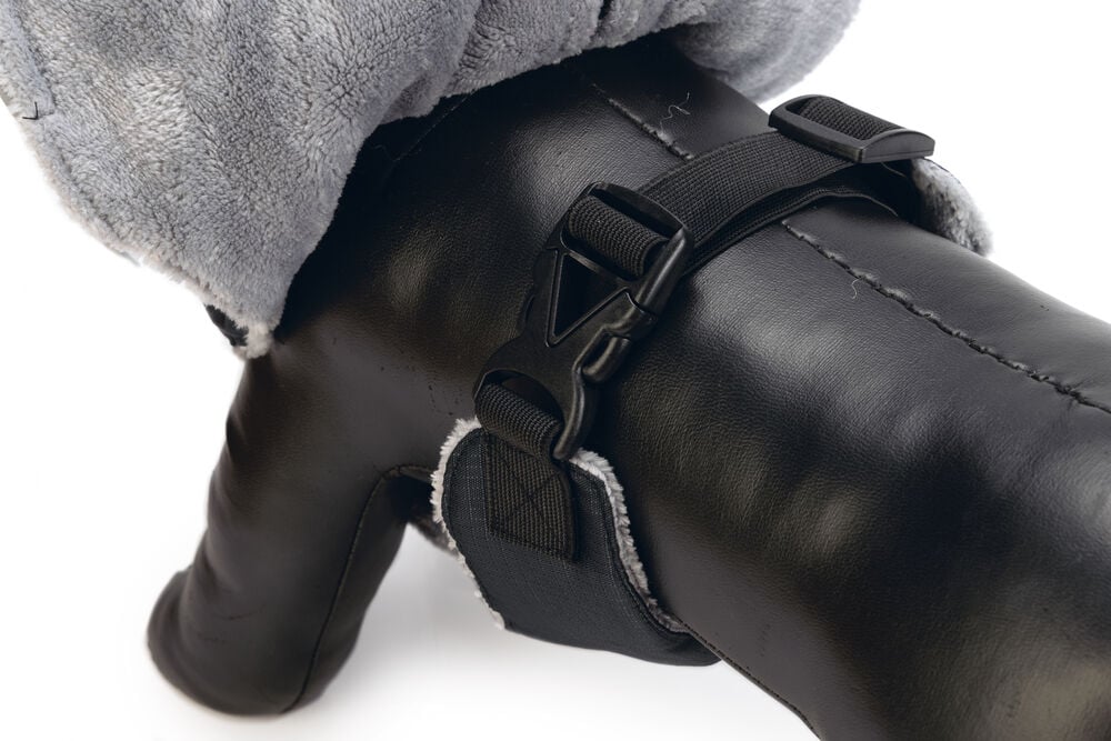 Beeztees Saby - Hondenjas - blauw/zwart - XS