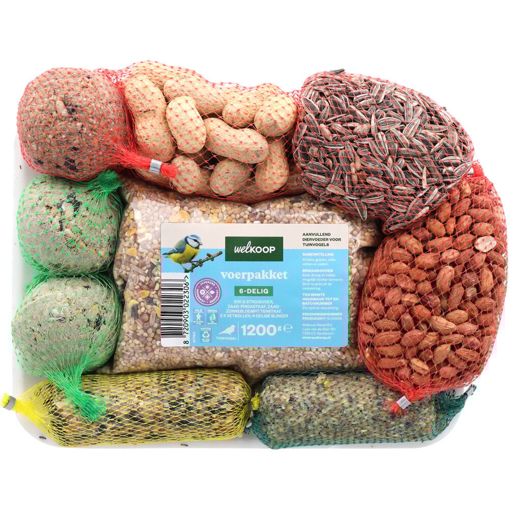 Welkoop - Tuinvogelvoer pakket - 1030 Gram Welkoop - Tuinvogelvoer pakket - 1030 Gram