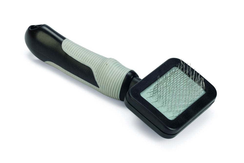 Beeztees - Slicker borstel - Zwart - S