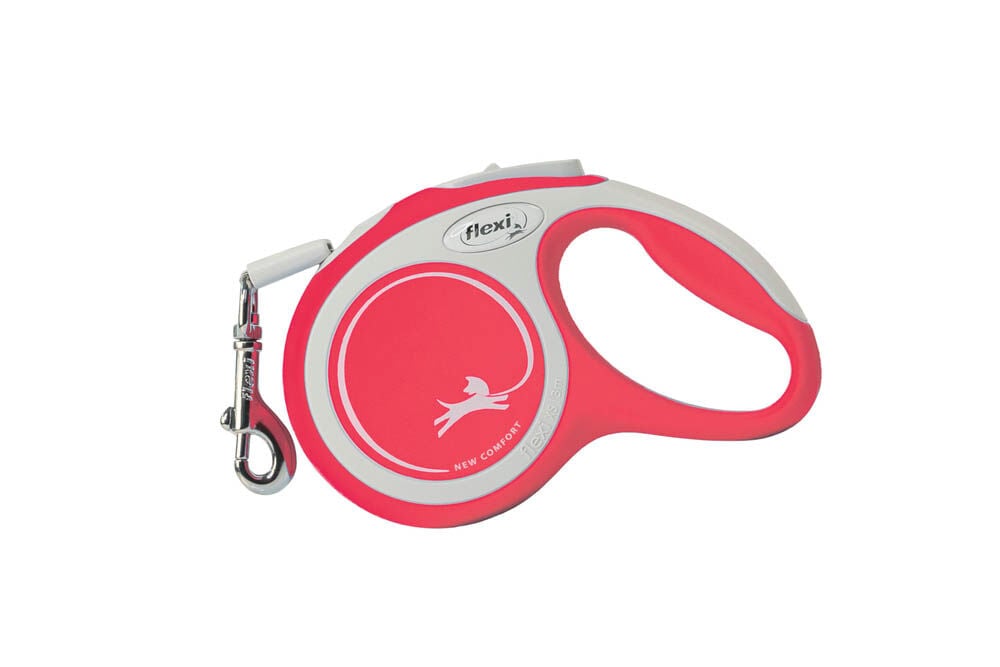 Flexi Rollijn - Hondenriem New comfort Tape - Hondenriem - rood - XS - 300 cm - 300 cm