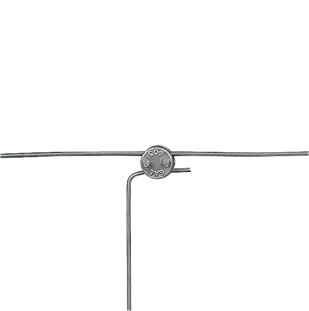 Gallagher - Draadklem rond - 14.5 cm - 100 Stuks - Grijs - 16.5 cm Gallagher - Draadklem rond - 14.5 cm - 100 Stuks - Grijs - 16.5 cm