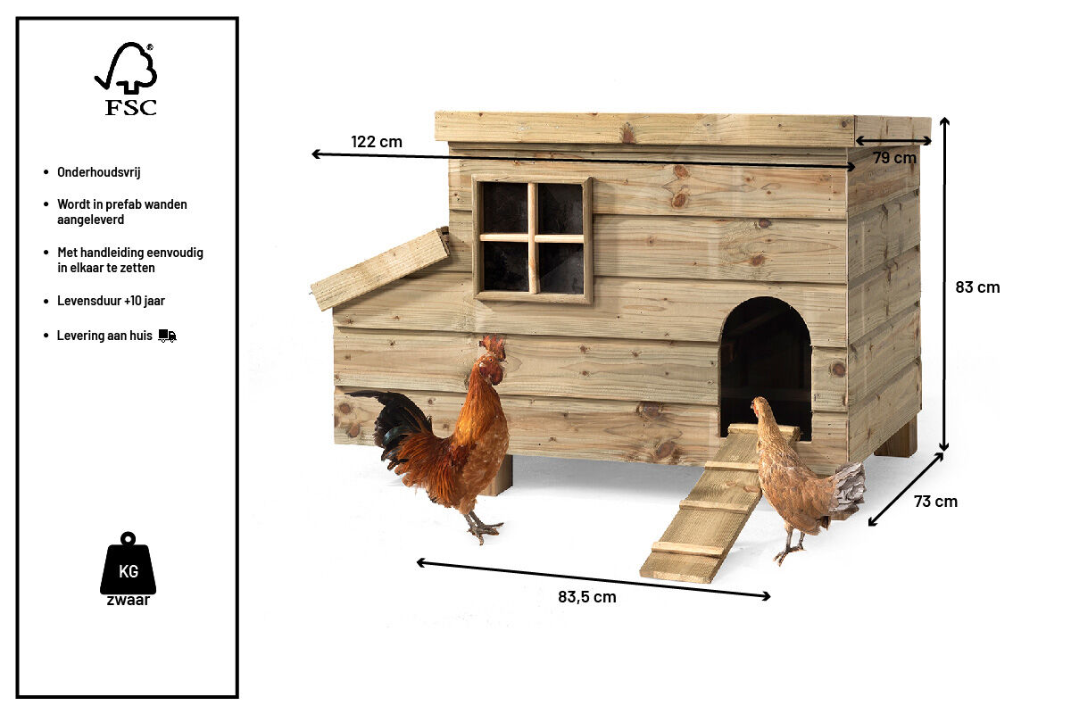 Glorenza  Bella - Kippenhok