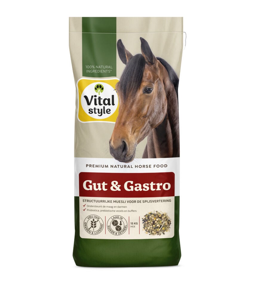 Vitalstyle Gut & Gastro Muesli - Paardenvoer Vitalstyle Gut & Gastro Muesli - Paardenvoer