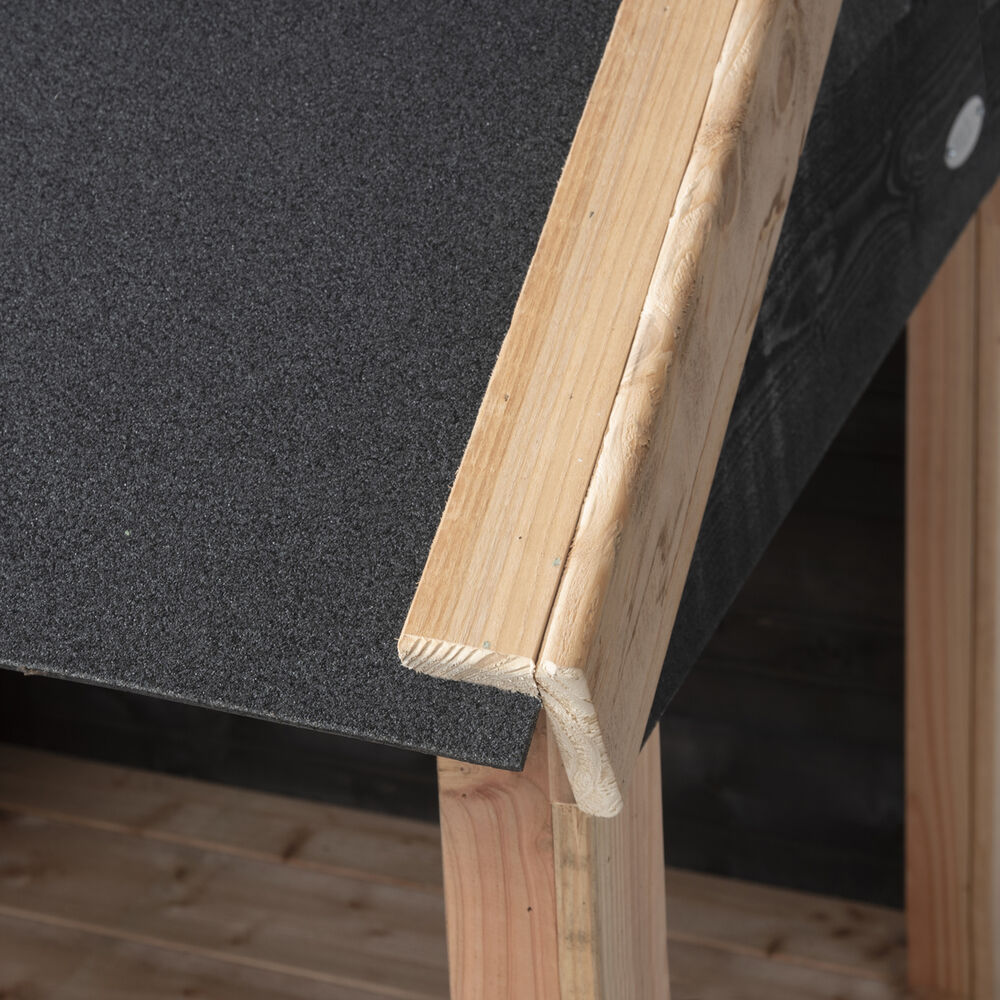 Voldux Stijn - Hondenhok - Naturel/zwart - 110x113x201 cm