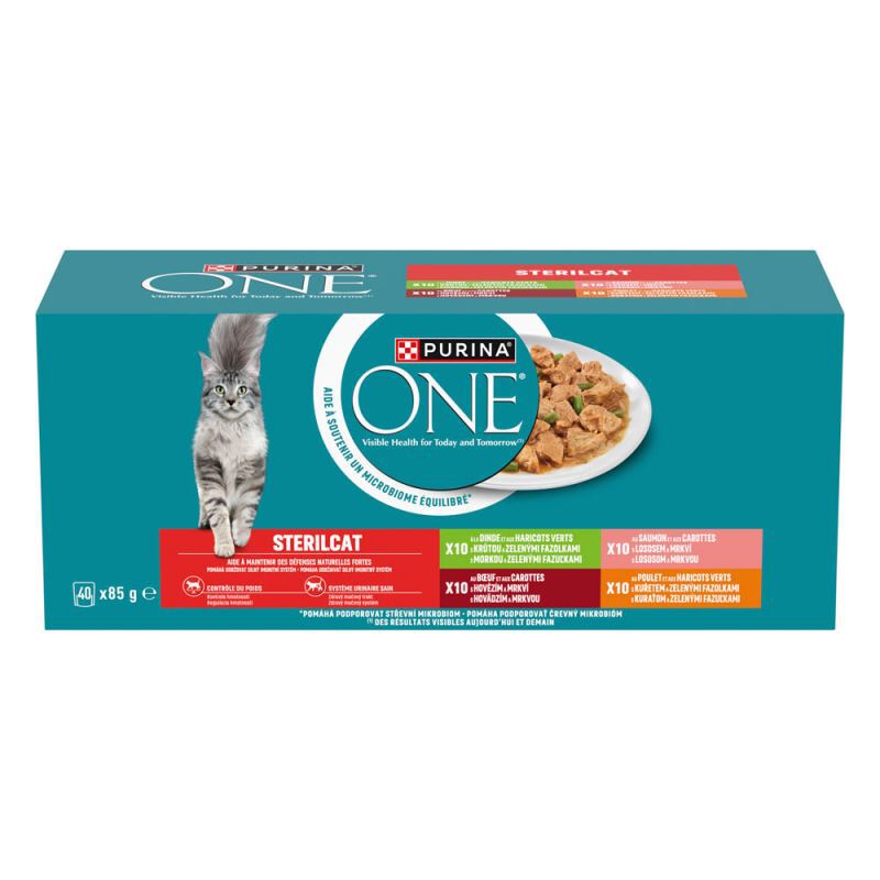 PURINA ONE Sterilcat - Kattenvoer - 85 Gram - groente PURINA ONE Sterilcat - Kattenvoer - 85 Gram - groente