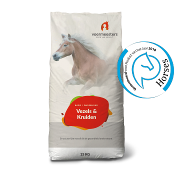 Voermeesters Vezels & Kruiden - Basisvoeding - 15 Kilogram - Zak