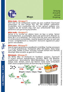 Hortitops Mini Mais Minipop F1 - Groentezaden