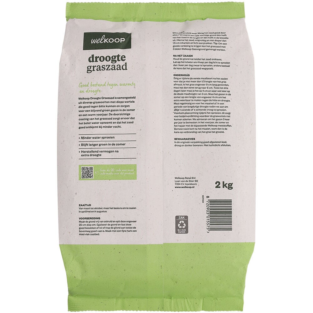 Welkoop - Droogte Graszaad - 60 m2