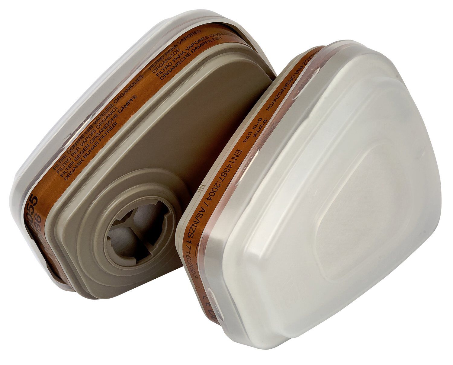 3M 6002CR A2P2 - Filters - Grijs - 1 maat