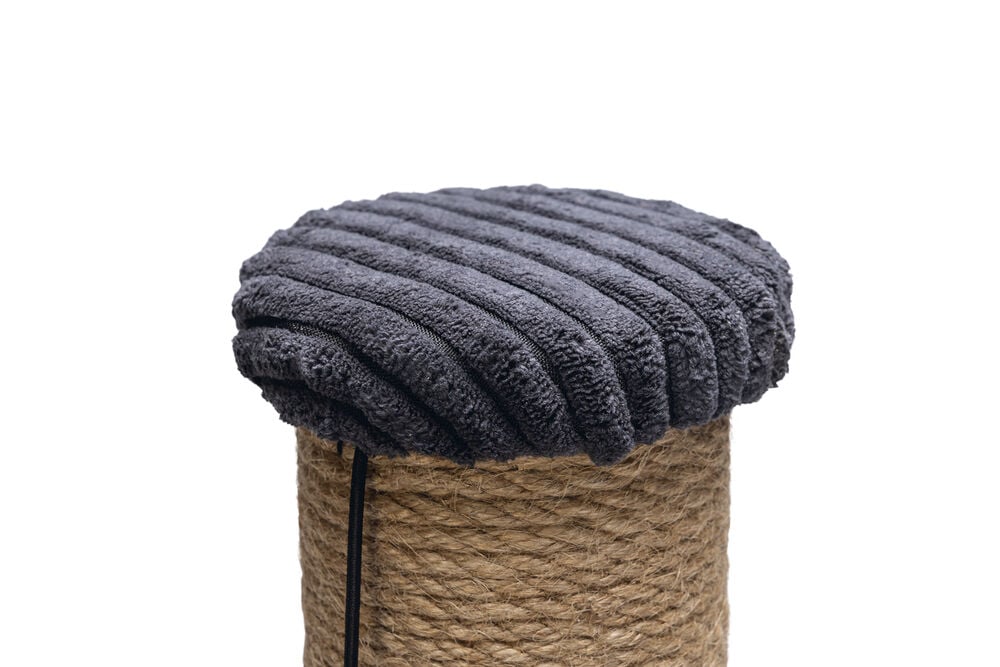 Designed by Lotte Ribbed - Krabpaal - Antraciet - 51x35x35 cm