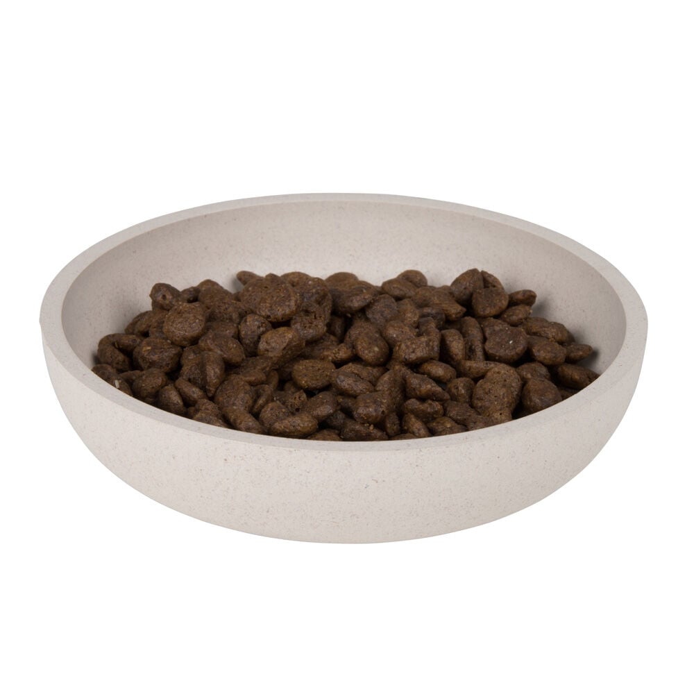 District 70 Bamboo - Voerbak - Beige - 2.8x12x12 cm