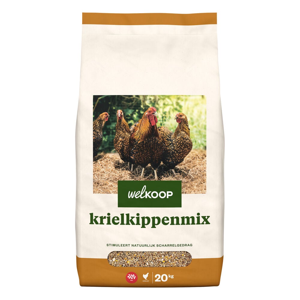 Welkoop Krielkippenmix - Kippenvoer - 20 Kilogram Welkoop Krielkippenmix - Kippenvoer - 20 Kilogram
