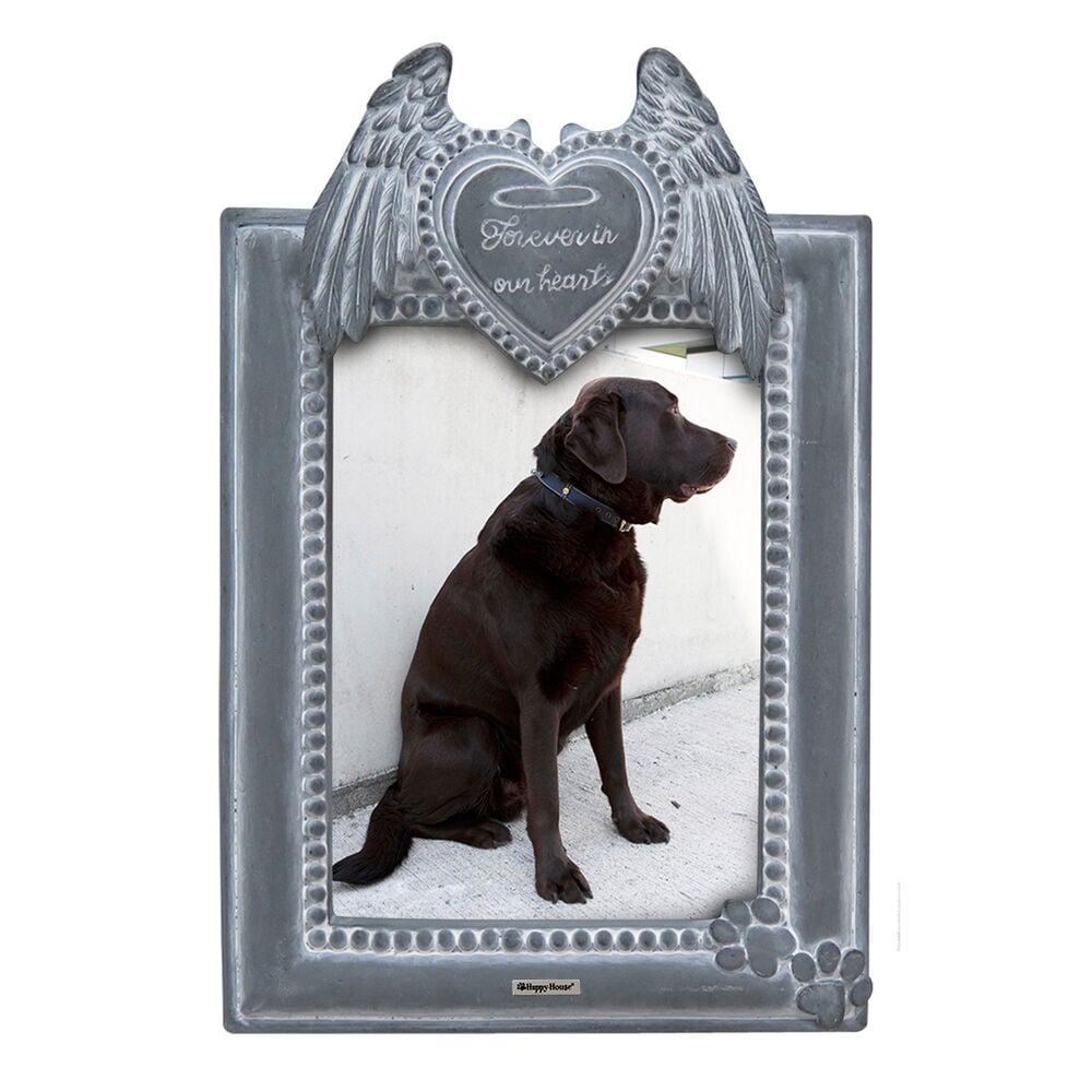 Happy-House - Fotolijst - Hond Kat - Herdenken - grijs - Small Happy-House - Fotolijst - Hond Kat - Herdenken - grijs - Small