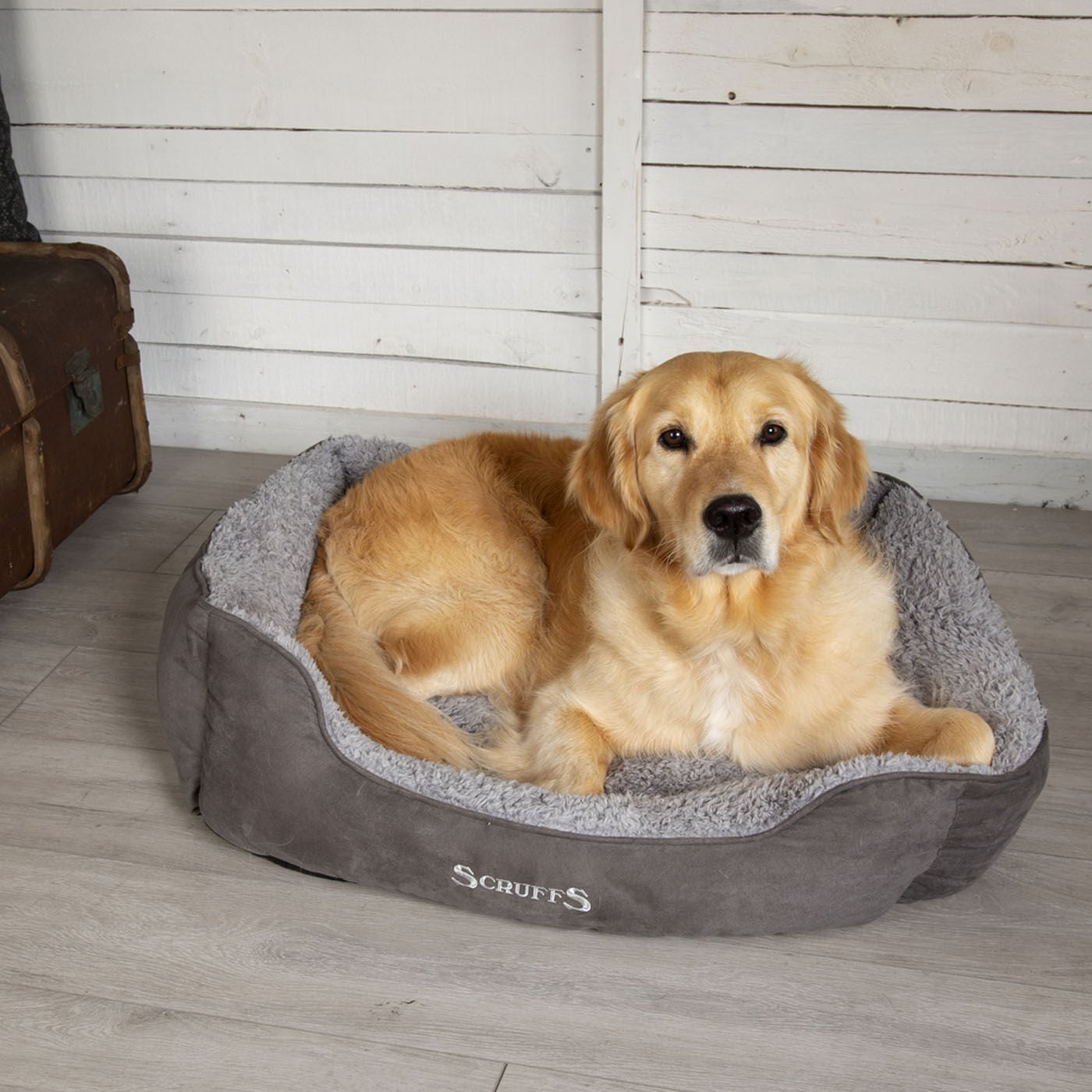 Scruffs Cosy Box Bed - Hondenmand - grijs - 1x70x90 cm - XL