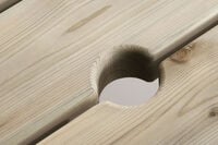 Talen   - Picknicktafel - Bruin - 76x160x180 cm