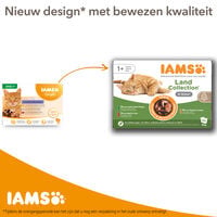 IAMS Land - Delights - 12x85 gram - 1020 Gram - kalkoen, kip, vlees
