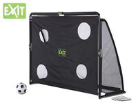EXIT Coppa - voetbalgoal - Zwart - Staal
