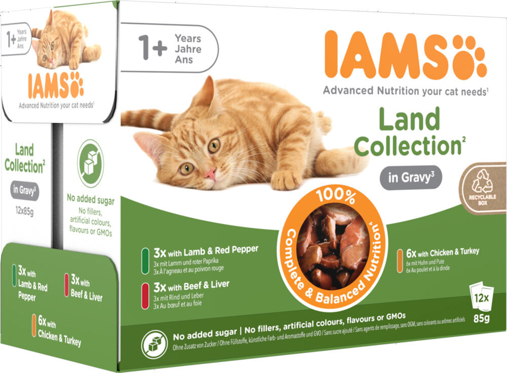 IAMS Land - Delights - 12x85 gram IAMS Land - Delights - 12x85 gram