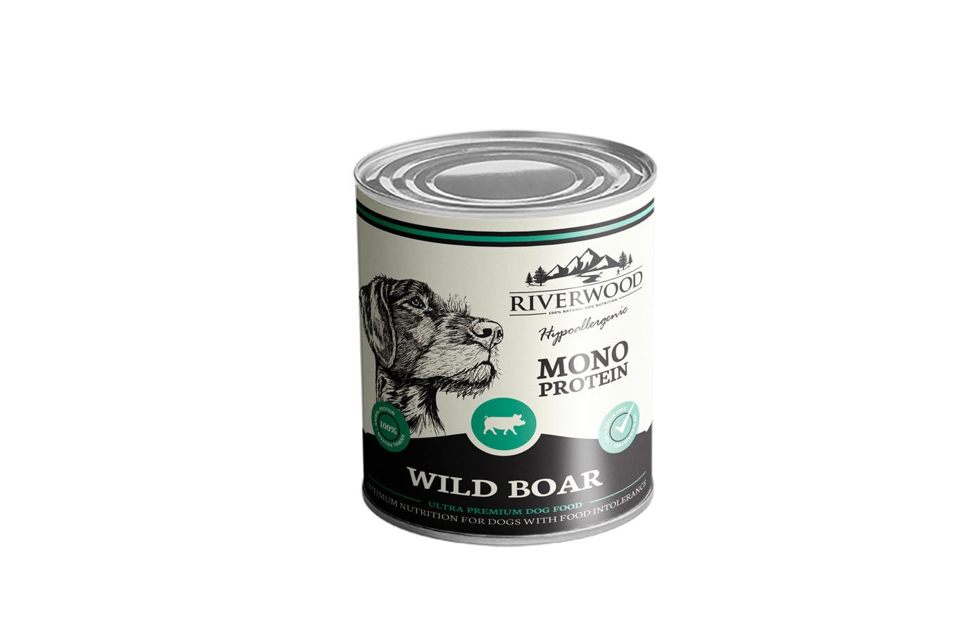 Riverwood Mono Proteïne - Hondenvoer - 400 Gram - Wild Zwijn Riverwood Mono Proteïne - Hondenvoer - 400 Gram - Wild Zwijn