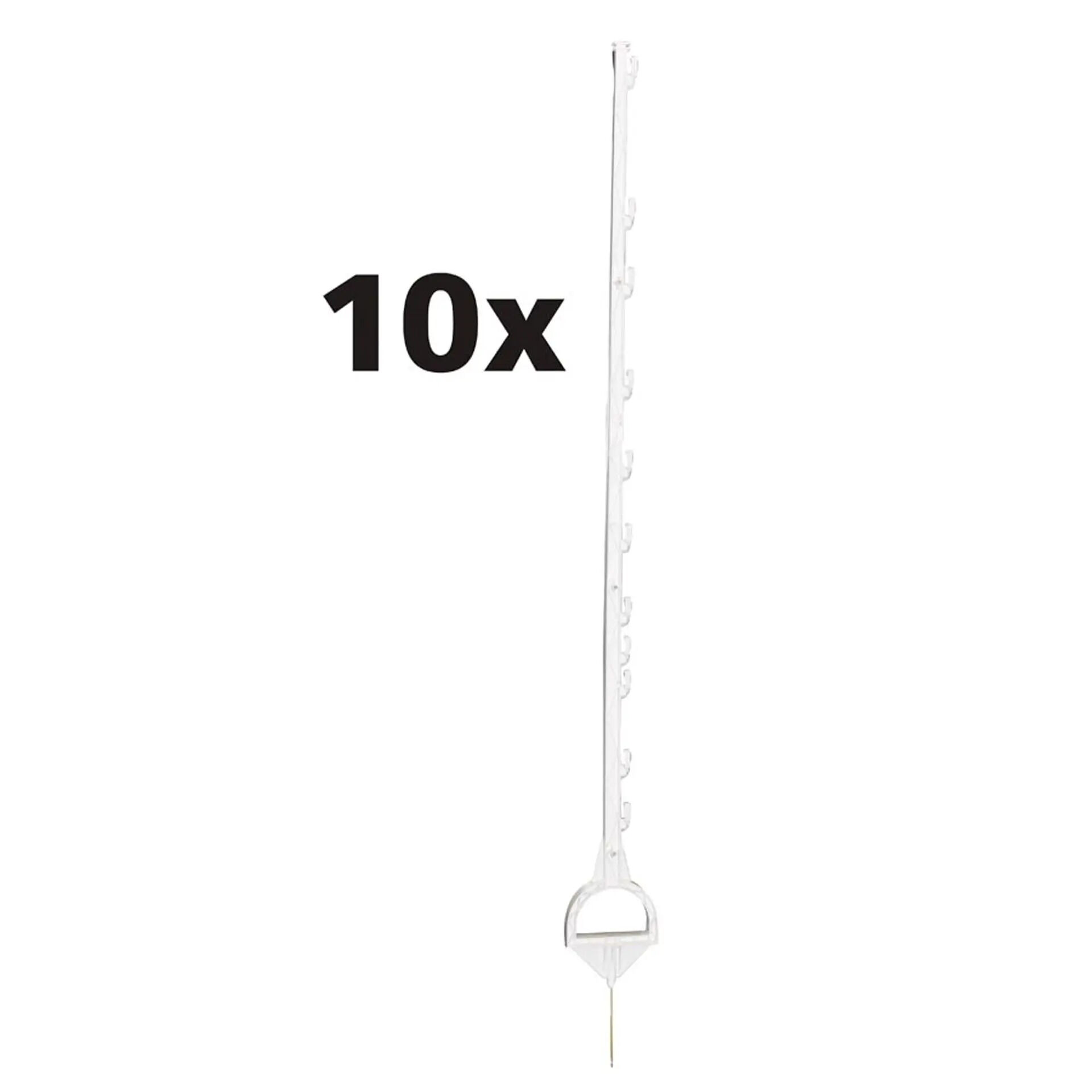 Gallagher Stijgbeugelpaal - Afrasteringspaal - 34 cm - 10 Stuks - Wit - 155 cm - 155 cm Gallagher Stijgbeugelpaal - Afrasteringspaal - 34 cm - 10 Stuks - Wit - 155 cm - 155 cm