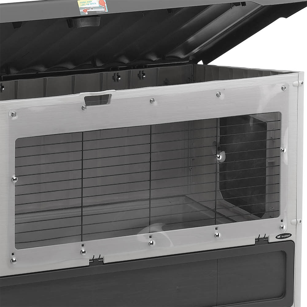 Ferplast Grand Lodge 120 - Konijnenhok - Grijs - 1x116x1 cm