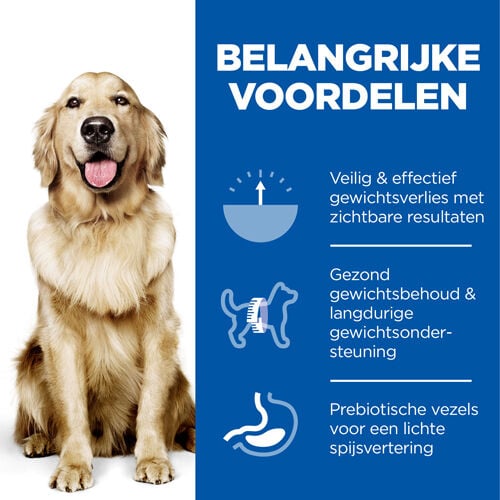 Hill's Science Plan Adult Perfect Weight Large - Hondenvoer - 12 Kilogram - kip