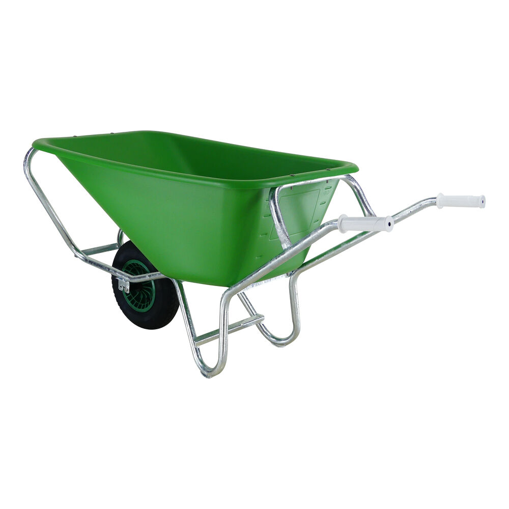 Altrad Fort F&S 165 Farm & Stable - Kruiwagen - Groen - 165 liter - 20 cm
