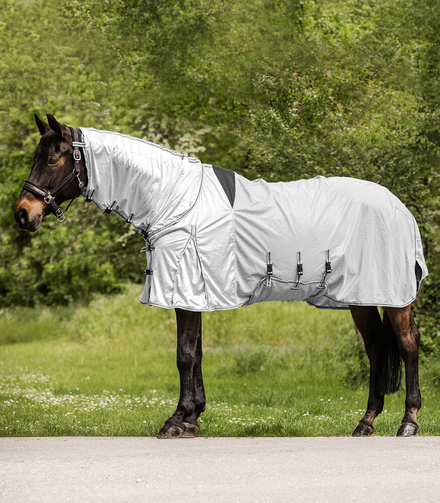 Waldhausen Pro - Eczeemdeken - Paardendeken - Zilver - 155/205 Waldhausen Pro - Eczeemdeken - Paardendeken - Zilver - 155/205