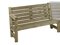Talen Buitenmeubelen 2-zits - Tuinbank - Groen - 82x135x135 cm