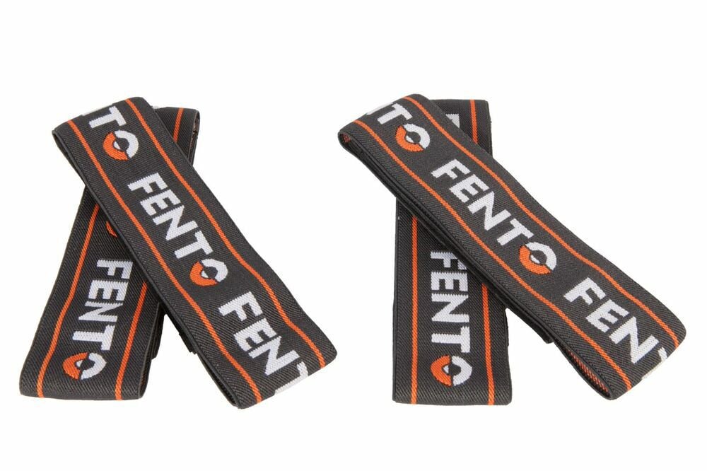 FENTO Home 150 - Elastiek tbv kniebeschermers - Zwart/Oranje - 1 maat FENTO Home 150 - Elastiek tbv kniebeschermers - Zwart/Oranje - 1 maat