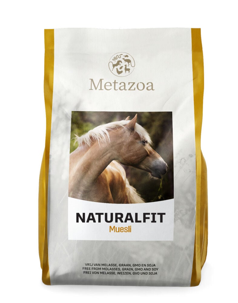 Metazoa NaturalFit Muesli - Specialiteit - Paardenvoer - 15 Kilogram - Zak Metazoa NaturalFit Muesli - Specialiteit - Paardenvoer - 15 Kilogram - Zak