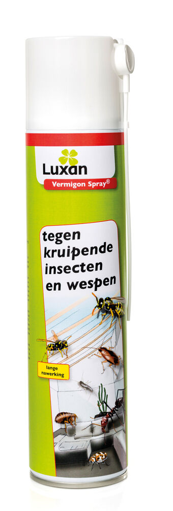 Luxan Vermigon Spray  - Tegen kruipend ongedierte en wespen - 400 Milliliter