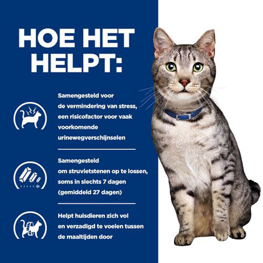 Hill's Prescription Diet Urinary Stress + Metabolic c/d - Kattenvoer - 85 Gram - kip