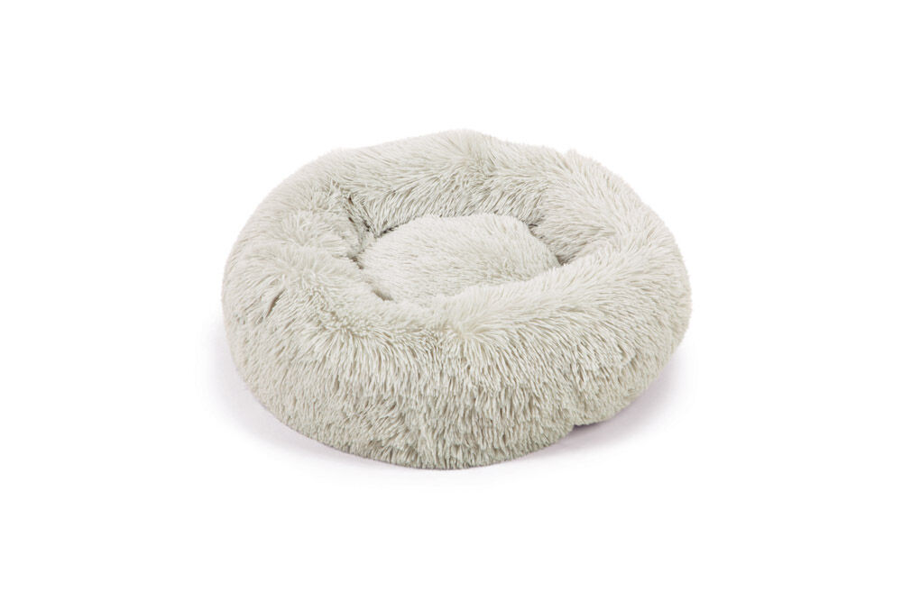 Beeztees Yali Pluche - Fluffy hondenmand - lichtgrijs - S Beeztees Yali Pluche - Fluffy hondenmand - lichtgrijs - S