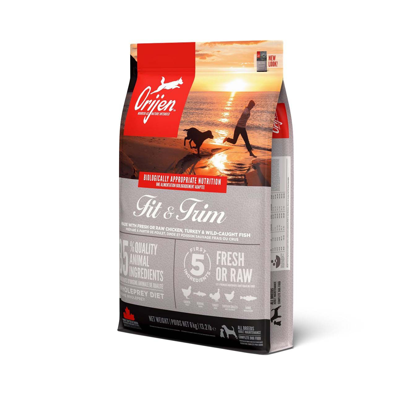 Orijen Fit-Trim Dog Whole Prey - Hondenvoer - 6 Kilogram - kip Orijen Fit-Trim Dog Whole Prey - Hondenvoer - 6 Kilogram - kip