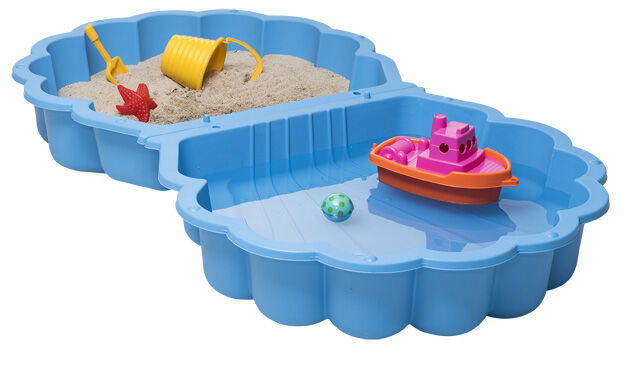 Zand en Water Schelp - Zandbak 87 X 78 cm - Blauw - 20x78x87 cm