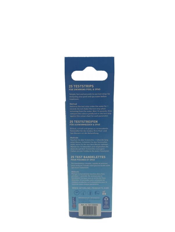 Interline 2 in 1 - Water Teststrips - 25 stuks - 25 Stuks