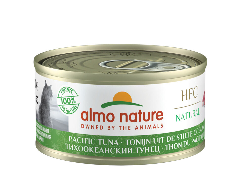 Almo Nature HFC Natural - Kattenvoer - 70 Gram - tonijn Almo Nature HFC Natural - Kattenvoer - 70 Gram - tonijn