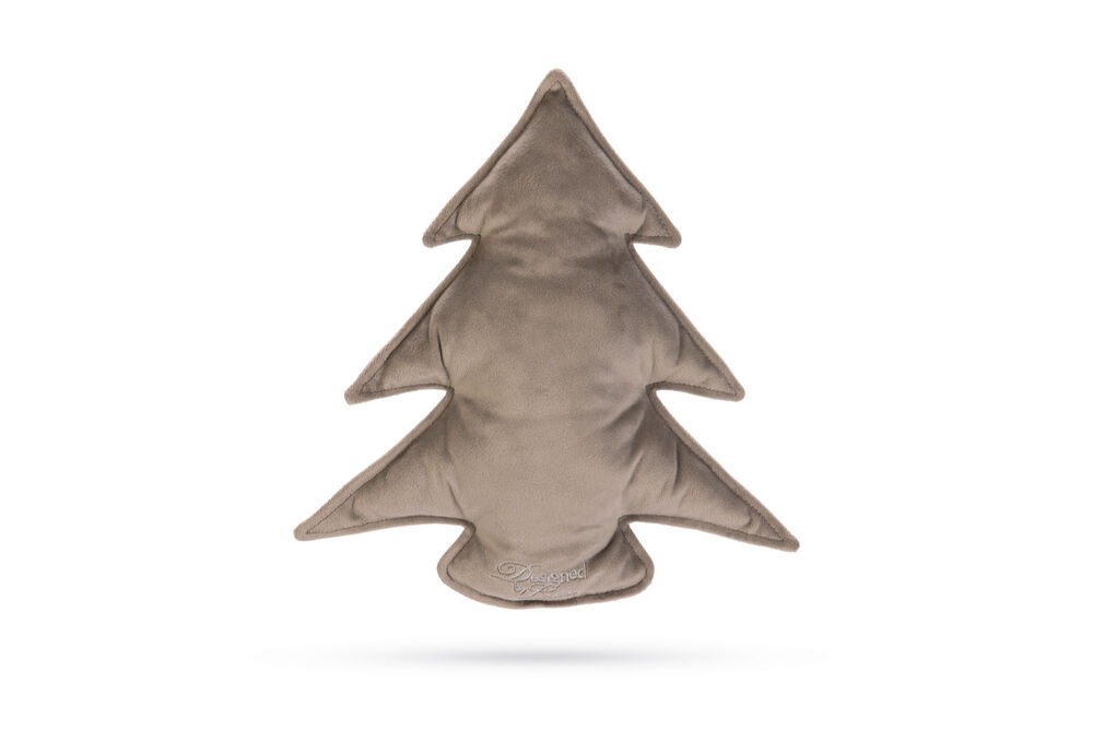 Designed By Lotte Kerstboom - Knuffel - Hondenspeelgoed - grijs - 27x27x27 cm