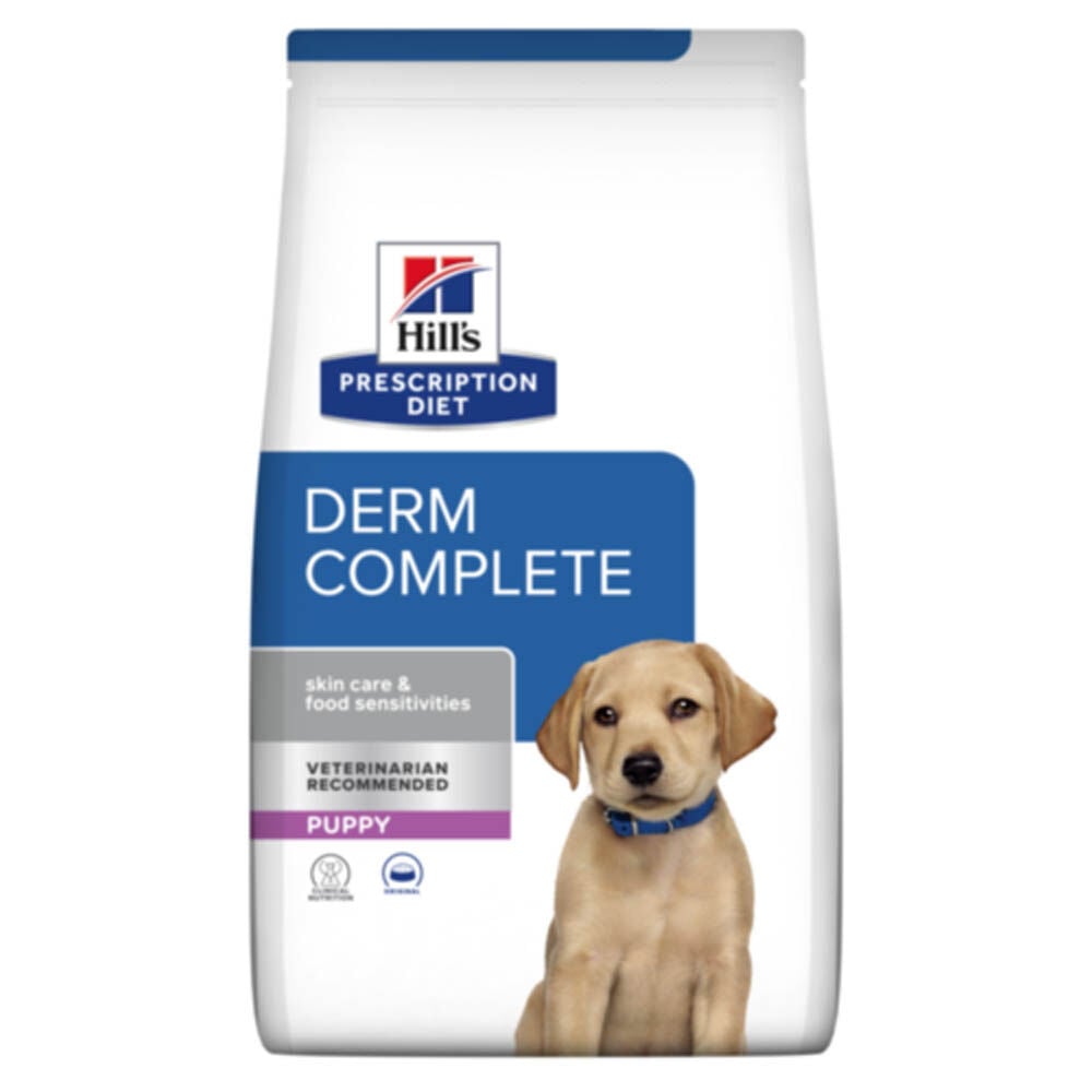 Hill's Prescription Diet Derm Complete Puppy - Hondenvoer - 12 Kilogram - gevogelte Hill's Prescription Diet Derm Complete Puppy - Hondenvoer - 12 Kilogram - gevogelte
