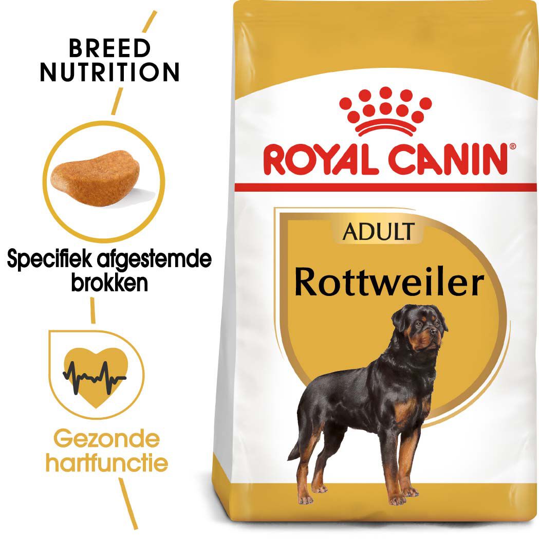 Royal Canin Rottweiler Adult - Hondenvoer - 12 Kilogram - gevogelte